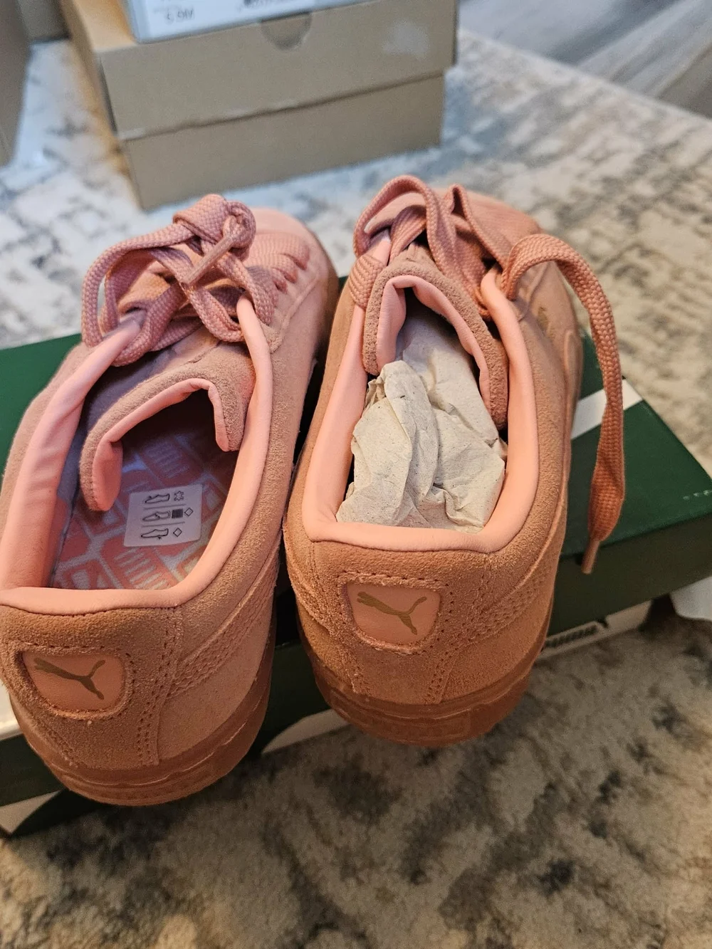 Puma Suede Classic Mono Pink Sneakers